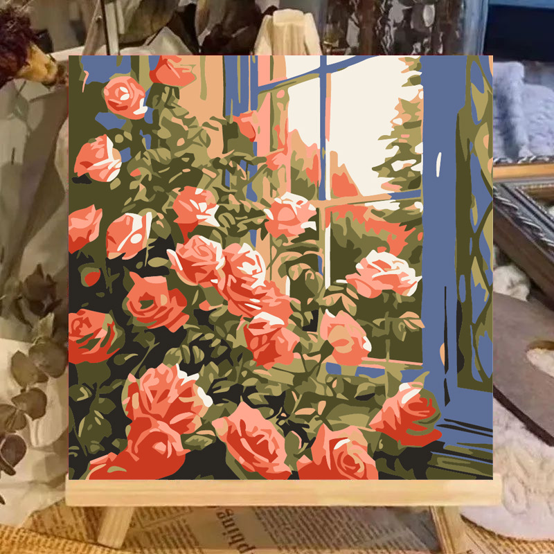 R082 / 20*20cm paint+brush+backing board