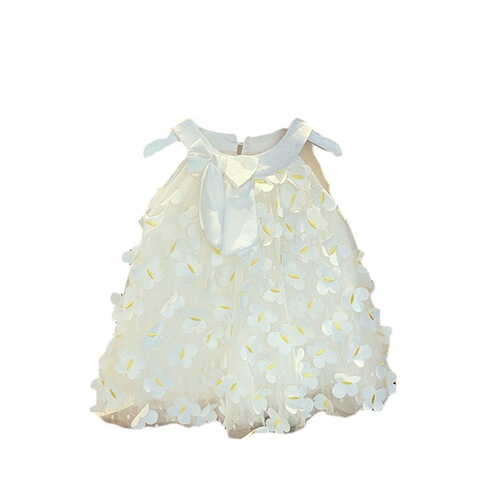 Girls Little Butterfly Dress  Summer Mesh One-Year-Old Dress Female Fashionable Princess Baby Baby Dress
