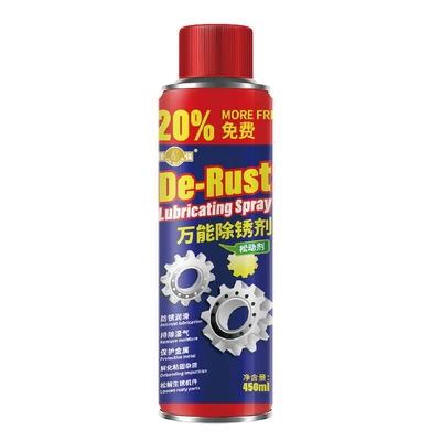 Rust Remover, Anti-Rust Lubricant, Household Screw Loosening Agent, Stainless Steel Iron Metal Powerful Rust Removal and Lubrication Universal (Cleaning/curing agent) - jiaqiang-universal-rust-remover-450ml