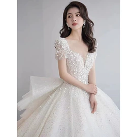 婚纱;头纱