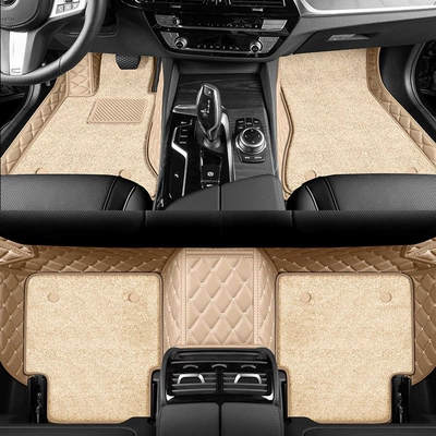 new and old models, silk loop — Ayaqaltılar (Kovriklər) - beige-beige-faux-cashmere-double-layer-foot-mat