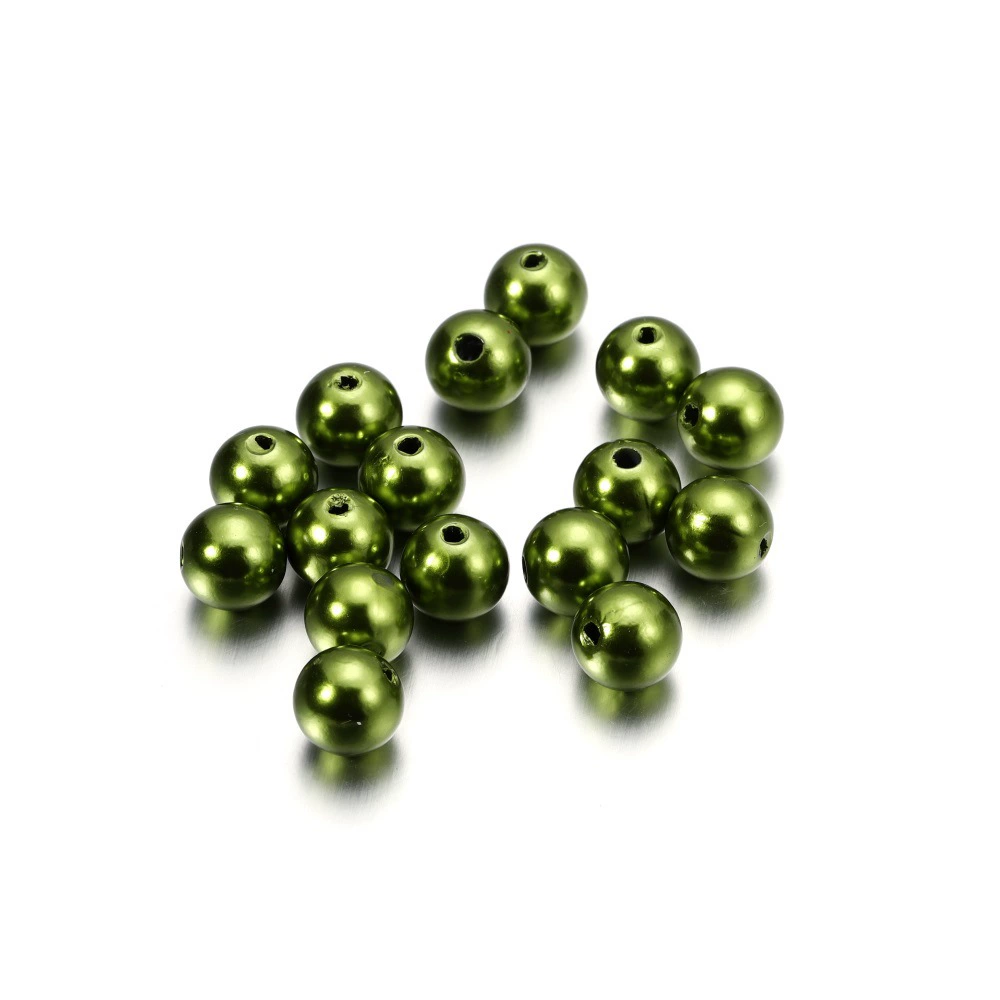 Accessory, white beige beads pearl, DIY, 3-20mm