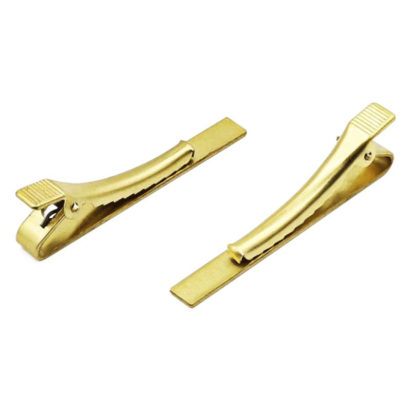 Трансграничная оптовая продажа зажим из кожи аллигатора медный эмбрион зажим для галстука охрана окружающей среды медный зажим для галстука аксессуары для Украшений Костюма