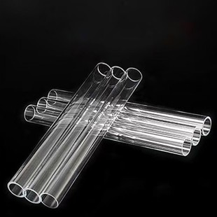 Factory Direct Sales High Transparent Acrylic Hard Tube Led Lighting Decorative Lamp Zero-Cut Plexiglass Hollow Round Tube