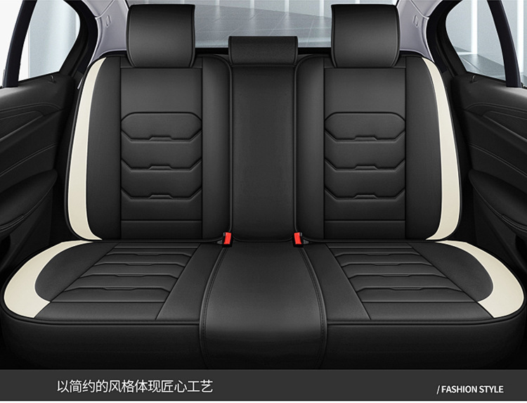 2025 New All-Inclusive Full Leather Five-Seater All-Season Car Seat Cushion