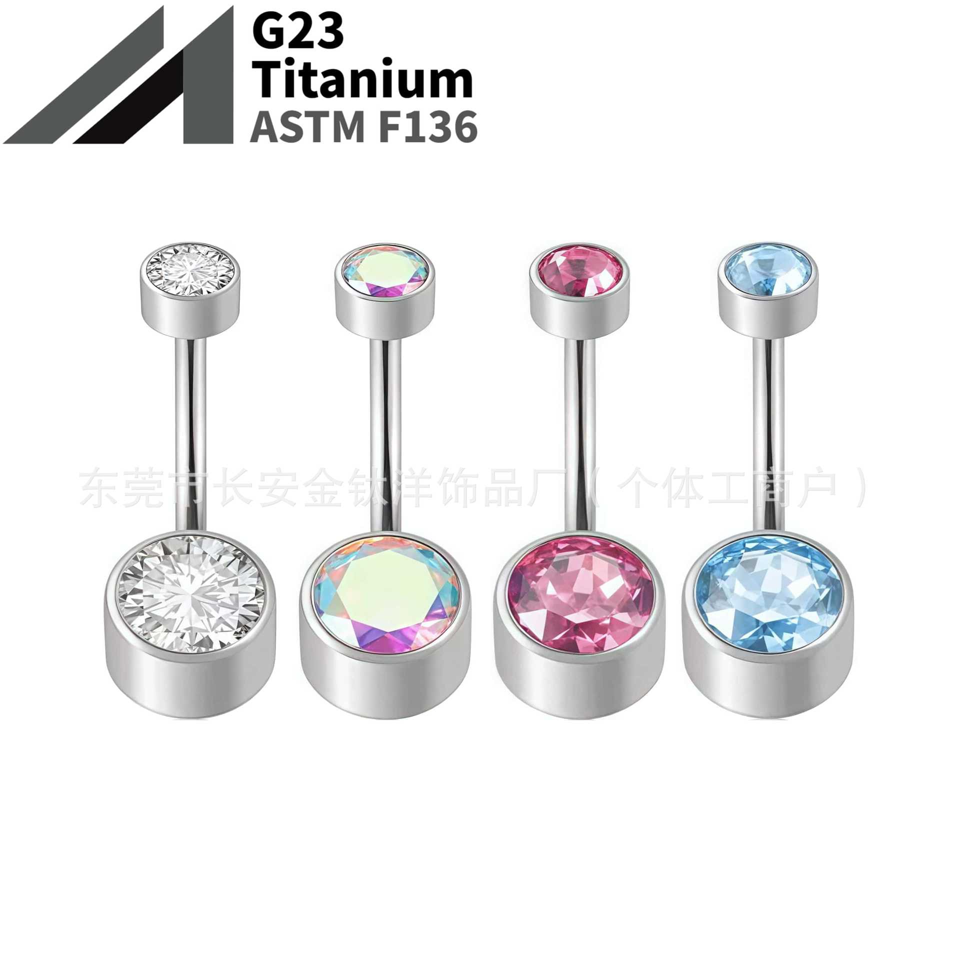 16G labret stud size and finish detail