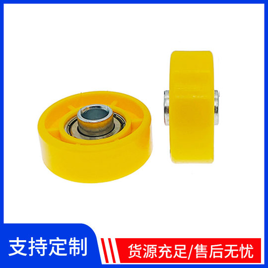 Factory supply unpowered telescopic conveyor nylon pulley automatic assembly line unloading slide Fulai wheel