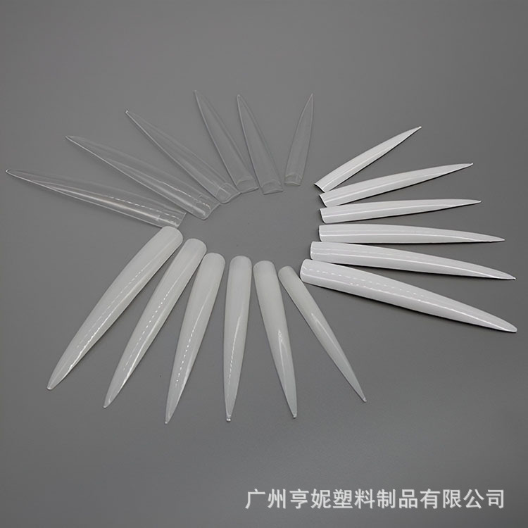 Nail art plus Changsha Dragon armor art nail piece half stick long pointed lengthened stage art nail nail art piece wholesale