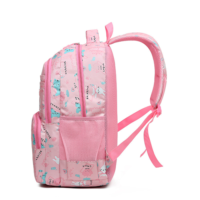 Fábrica al por mayor nueva escuela primaria estudiante mochila niños niña grado 1-6 dulce lindo ligero casual mochila