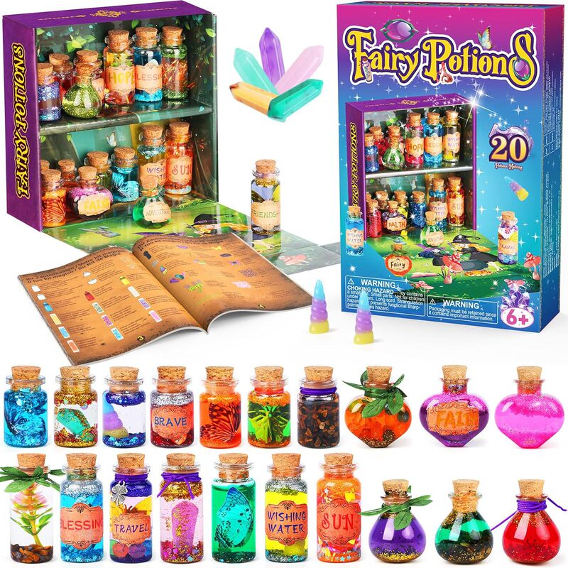 Children's Magic Potion DIY Set, Creative Wish-Granting Magic Making Toys, Simulated Wizard Science Experiments