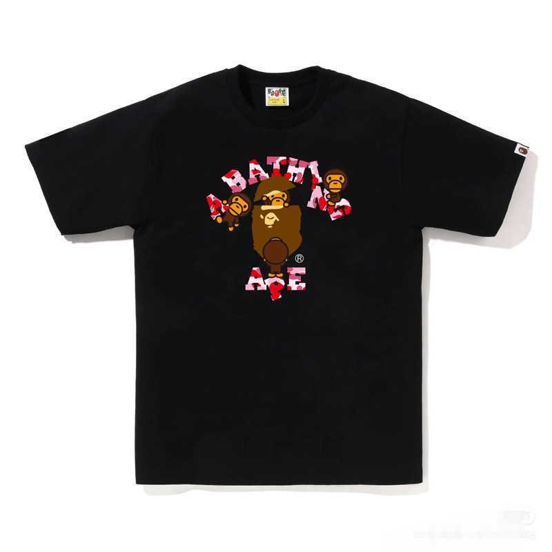 Trendy Brand Cross-Border Wholesale Supply Export 260g Heavyweight Bape Ape Head Short-Sleeved T-Shirt Shark Top T-Shirt 6 Trendy Brand Cross-Border Wholesale Supply Export 260g Heavyweight Bape Ape Head Short-Sleeved T-Shirt Shark Top T-Shirt 6