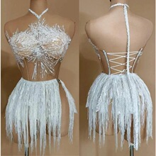 Y 94853 Backs Halter Dress �Ҳ�������ȹ ŷ���羳����