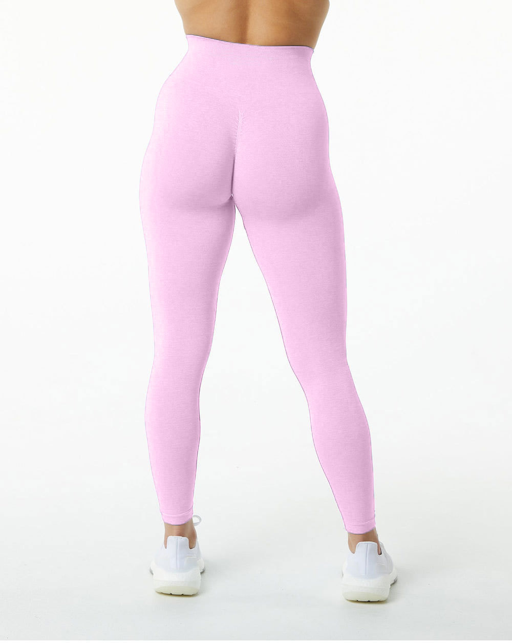 Sports Solid Color Round Neck Active Bottoms Crop Top Leggings