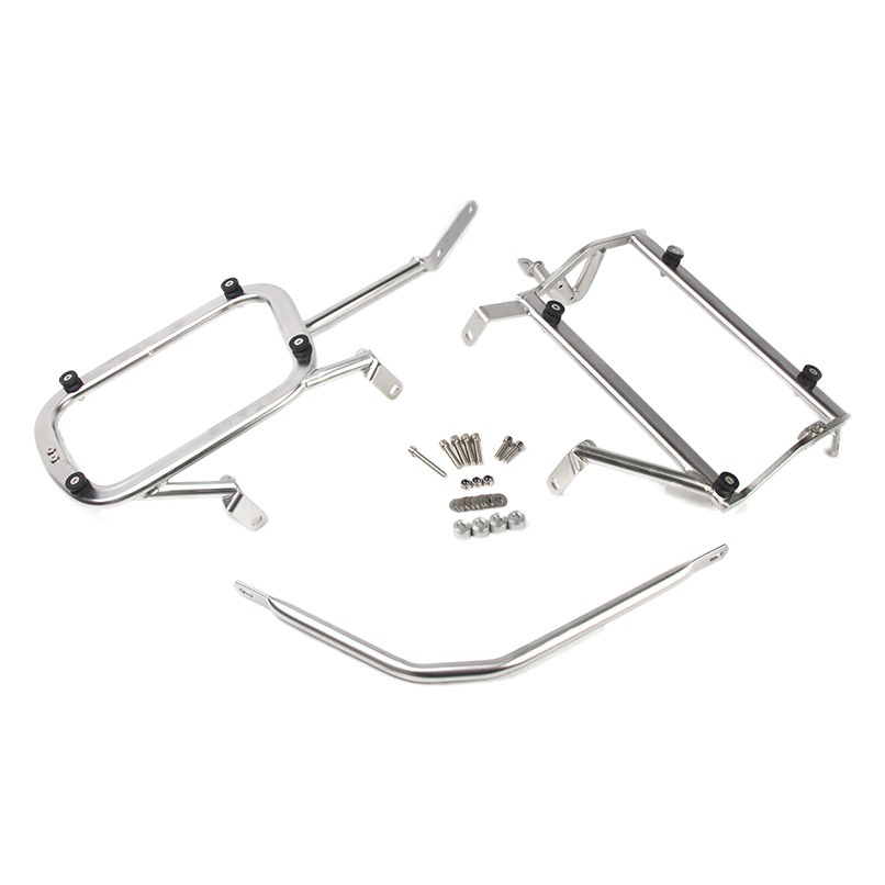 Adecuado para Honda CRF1000L/1100L África doble cilindro L4 versión derecha ocultar soporte de escape caja lateral caja original rack