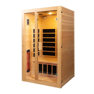 2 person carbon heater full spectrum heater solid wood indoor sauna