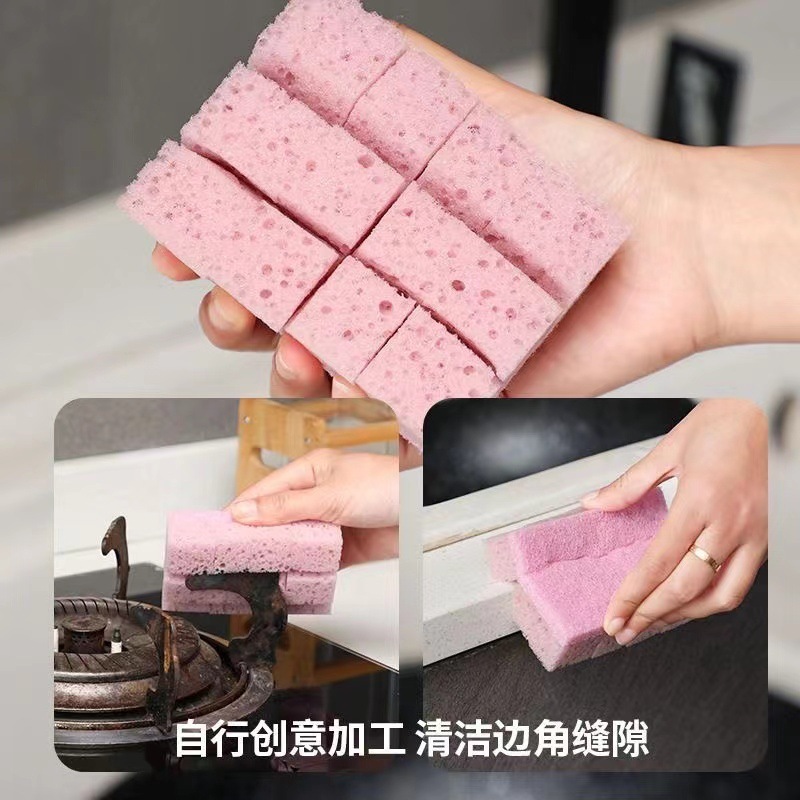 両面の魔力は百の清潔な布のナノの食器洗いのスポンジの布の鍋を拭いてブラシをかけて鍋の神器のスポンジを洗って碗の布を拭きます。|undefined