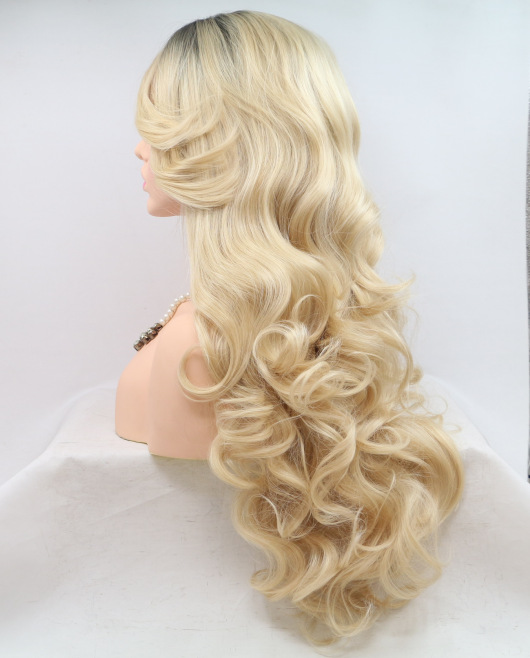 Funda de peluca de seda de alta temperatura Estilo de moda europeo y americano