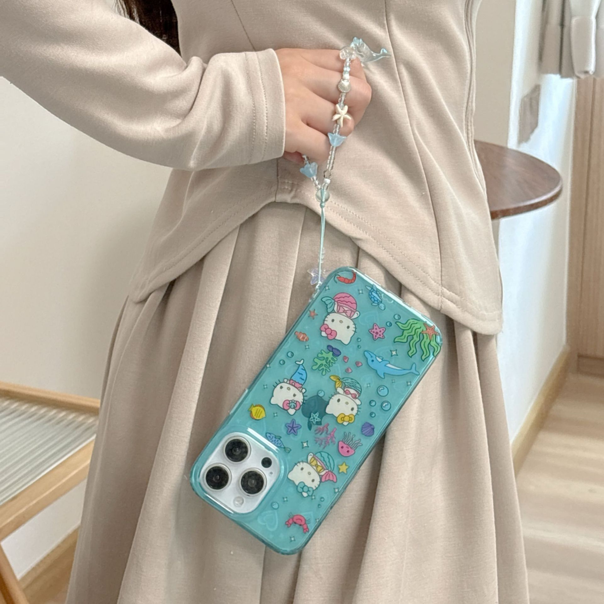 Verano fresco submarino linda sirena apple 16ProMax funda para teléfono móvil 15/14 nuevo 13 amor 15P