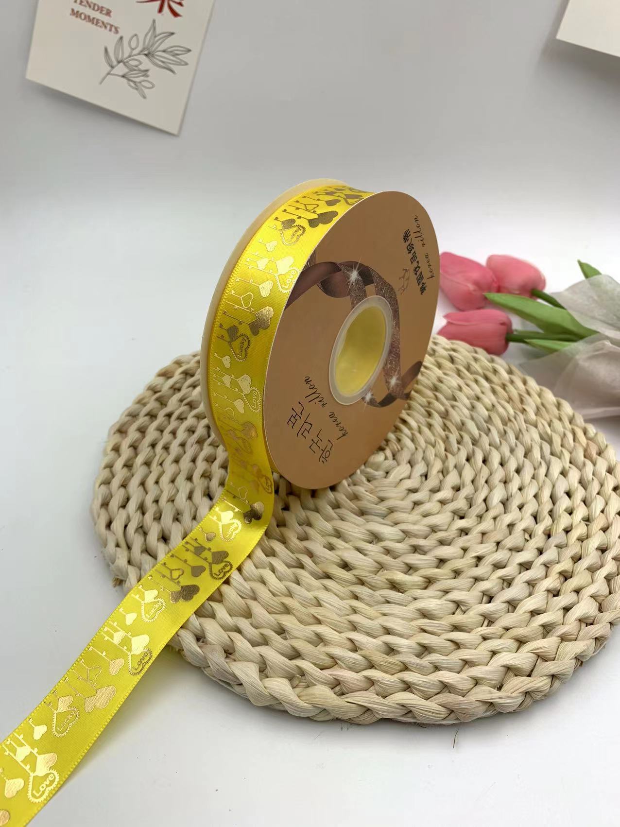 2023 nuevo amor bar bandeja hecha a mano cinta amor Meteor regalo caja embalaje cinta al por mayor