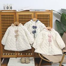 女童棉衣冬款2025新款小女孩宝宝冬季夹棉外套小童儿童冬装棉服潮