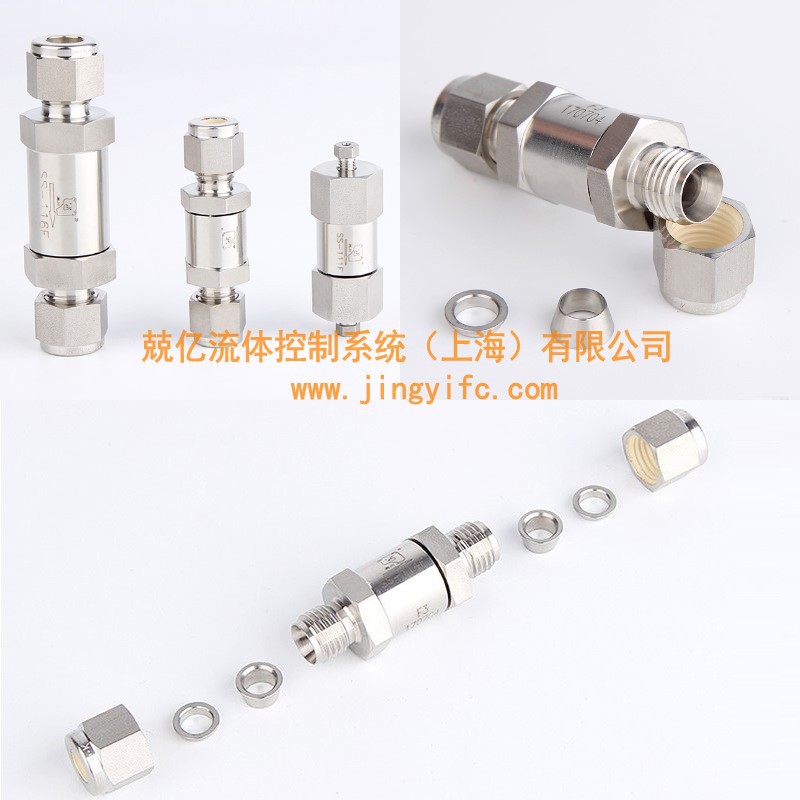 【1/4NPT止回阀热销】0-6000psi不锈钢高压内螺纹单向阀CV-02M(N)
