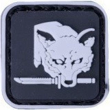 Sea Caixi Outdoor GS Game Peripherals Merry Stick Qianlong Spy Fox Fox XOF Badge 3D PVC soft rubber chapter
