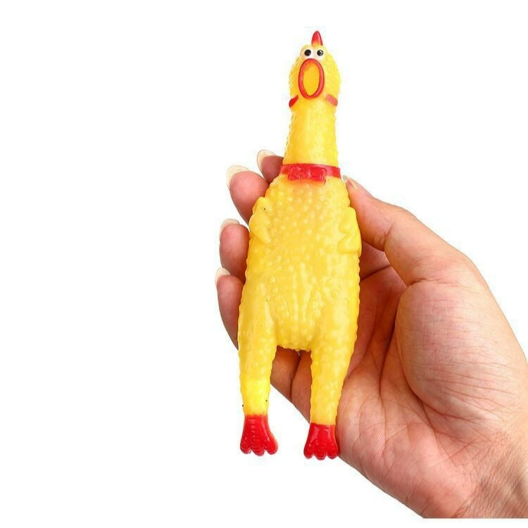 Забавная игрушка, малая пищащая цыпа, антистресс, издает звуки