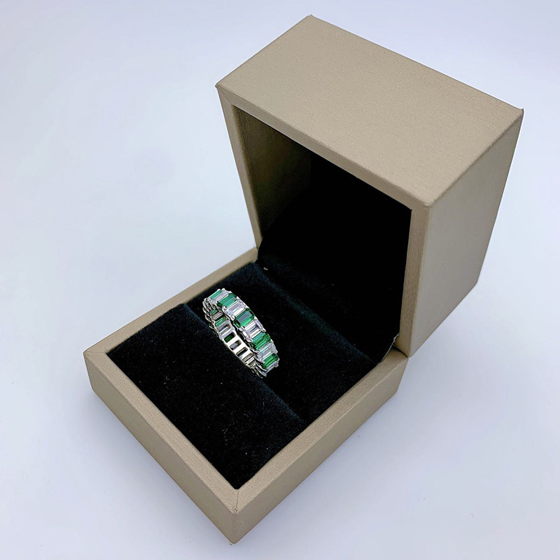 Caja de Regalo de Alta Gama con Certificado Detectable, Caja de Joyería de Alta Gama para Dropshipping, Caja de Regalo Portátil Personalizable para Anillos y Pulseras