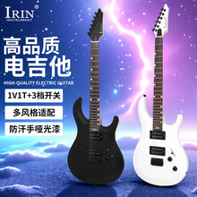 IRIN双双拾音器电吉他24品专业演奏级实木电吉他套装摇滚弹拨乐器