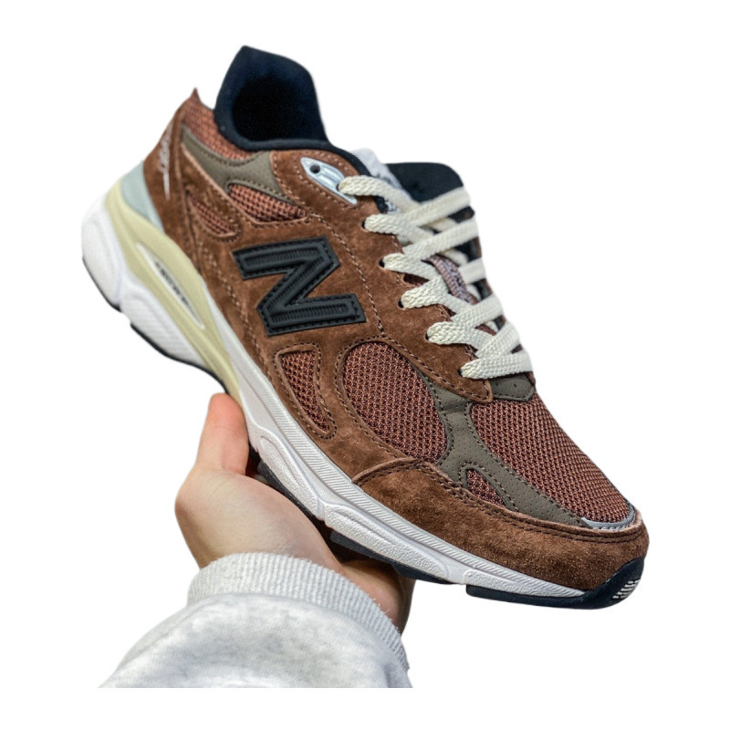 Putian New Bailun Nb990 V6 Presidential Men's and Women's Shoes Breathable Retro Leisure Sports Jogging Shoes Yuanzu Grey