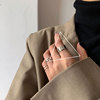 Tide, fashionable line small design ring, simple and elegant design, internet celebrity, on index finger