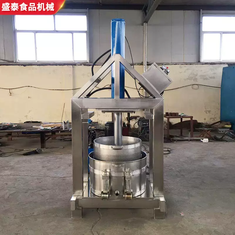 全自动液压压榨机果蔬酵素液米酒酒糟甘蔗蔬商用大型设备压榨汁机