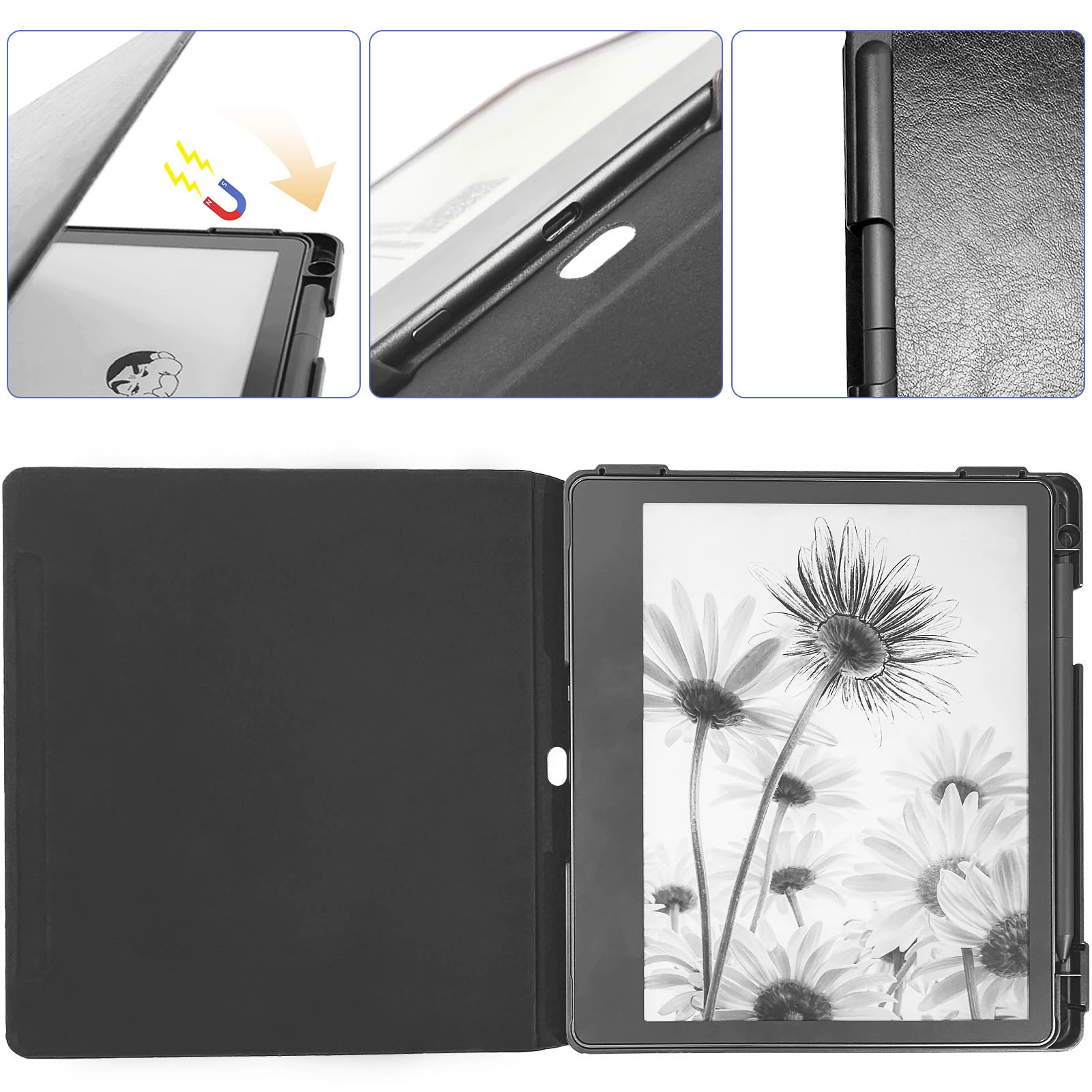Подходит для защитного чехла для электронного ридера Kindle Scribe 10.2 дюйма 2024 с чернильным экраном (электронная книга)