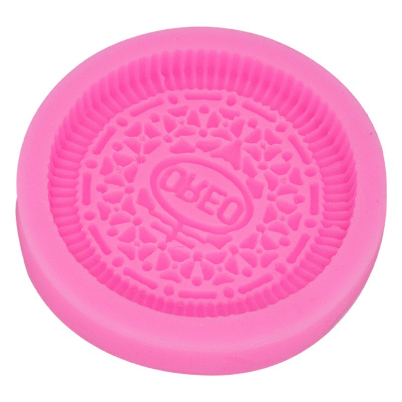 Cuatro piezas crema galleta molde de silicona DIY epoxi arcilla cerámica suave accesorios hechos a mano chocolate fondant pastel molde