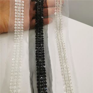 Machine embroidery beads beads clothing accessories dress fur hair band jewelry handmade nail beads bar code