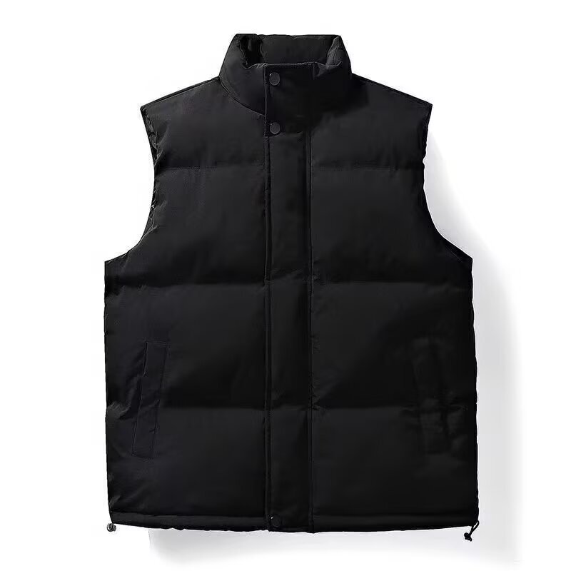 WASSUP JALYN Autumn/Winter Men's Vest, Down Cotton Jacket, American Style Trendy Thickened Couple's Vest