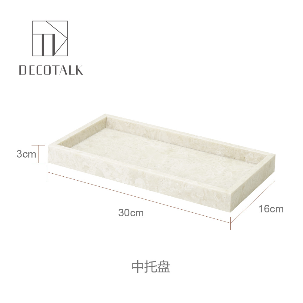 Bandeja media rectangular