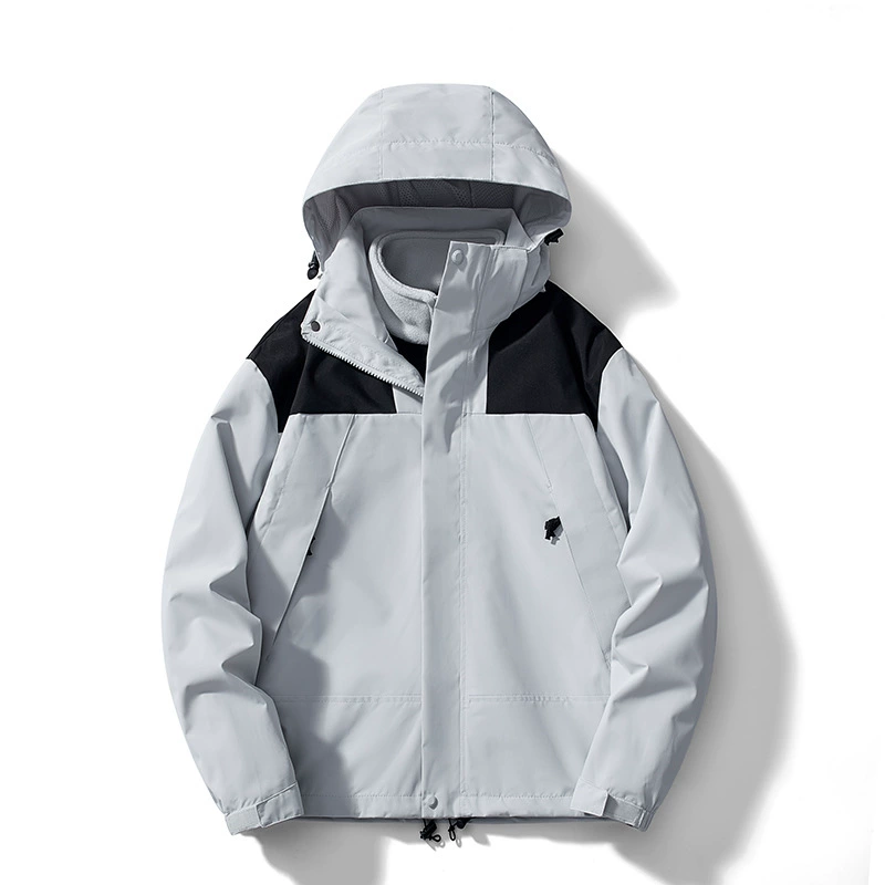 (Стойка в наличии) Высококачественная Прямые продажи с фабрики 2023 новая уличная куртка три в одном для мужчин и женщин Съемная