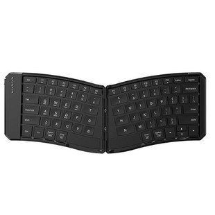 New V-Shaped Ergonomic 80% off Portable Bluetooth Folding Keyboard Rechargeable Business Office Wireless Bluetooth Keyboard