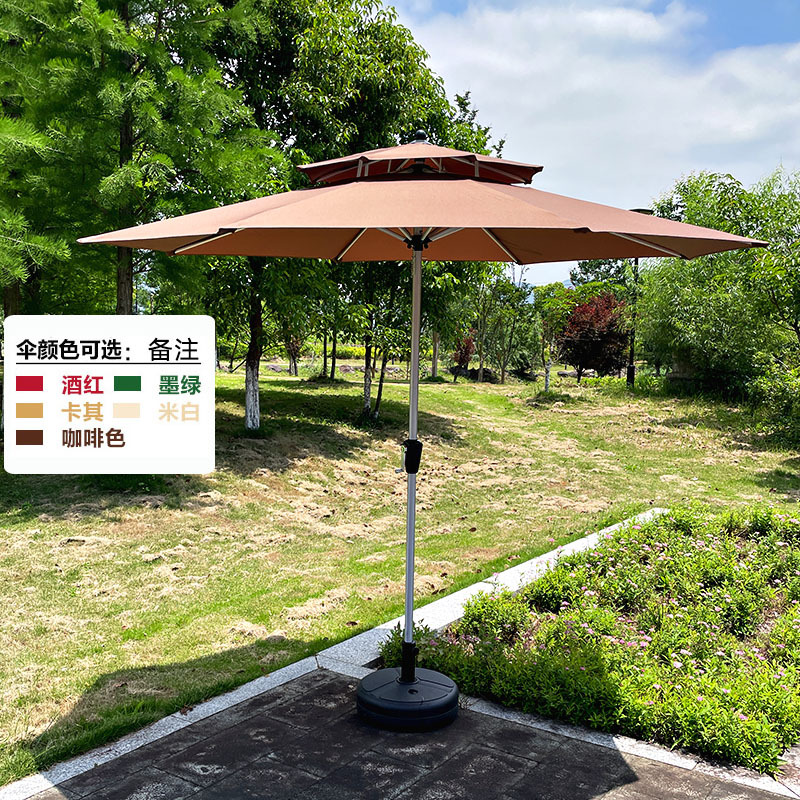 屋外パラソル、屋外中庭、半分屋台、日よけ、キャンプ警備小屋、ローマ傘|undefined