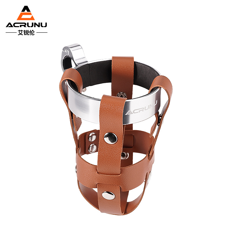 Soporte de botella de aleación de aluminio para bicicleta ACRUNU Soporte de taza de café para motocicleta eléctrica Soporte de té de leche para bicicleta de carretera de montaña