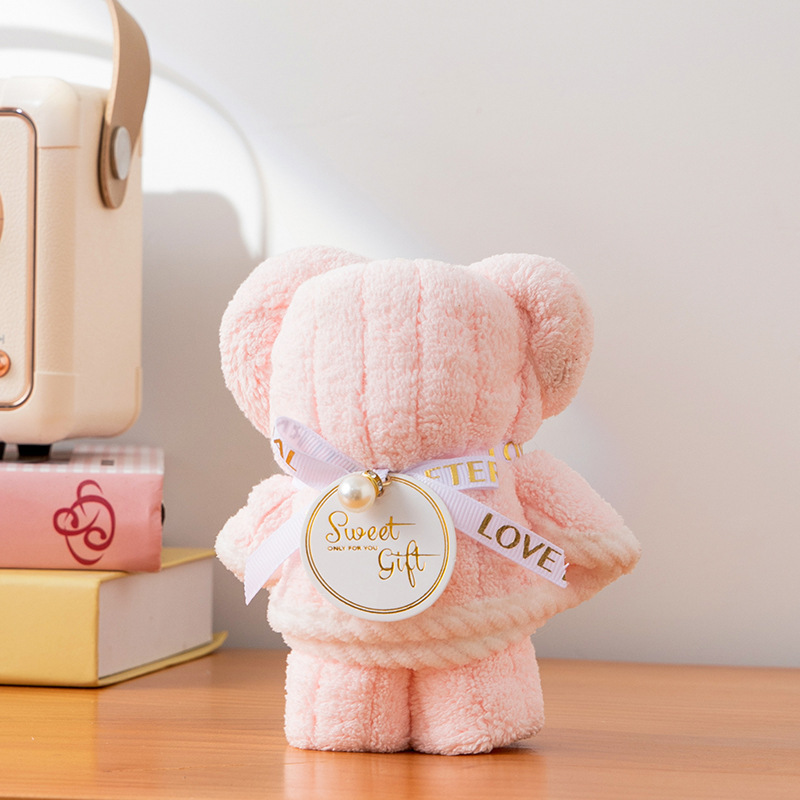 クリエイティブバニーお土産タオル、かわいいクマのタオル、誕生日プレゼント、結婚祝いのお返し、タオルギフト|undefined