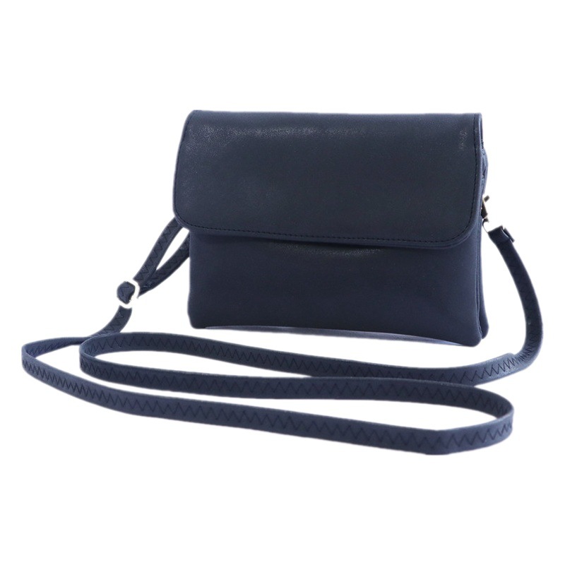 Matte leather solid color new mobile phone bag women's bag shoulder crossbody bag Japanese and Korean horizontal mom bag Mini small bag bag