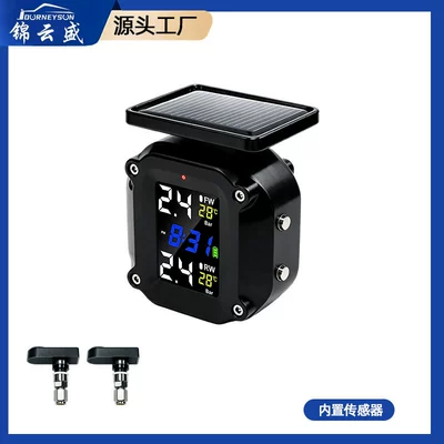 Solar-powered motorcycle tire pressure monitor, Tire pressure monitoring system - t01-solar-powered-built-in