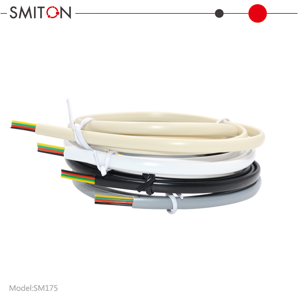 白色4C 室内电话线 家常使用 130米卷线布线通信电话线4c四芯
