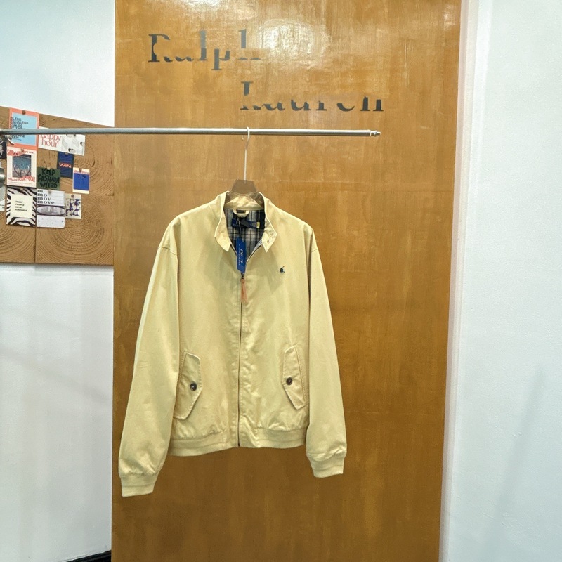 现货高版本RL拉夫刺绣小马标哈灵顿飞行工装夹克外套上衣男女同款|undefined