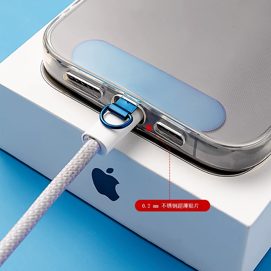 Нержавеющая сталь для мобильного телефона прокладка для мобильного телефона шнур патч для мобильного телефона Универсальный металлический зажим прочный и устойчивый к потере