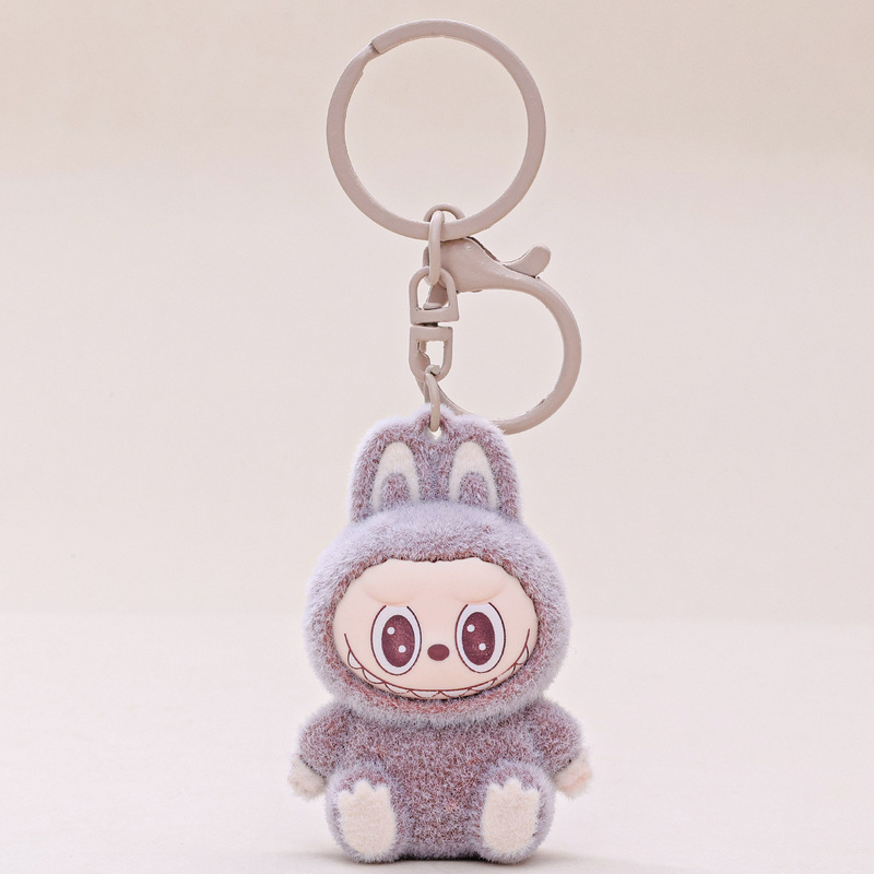 スポットクロスボーダーホットスタイルラブ植毛かわいいキーホルダー人形ラブブバッグクリエイティブペンダント|undefined
