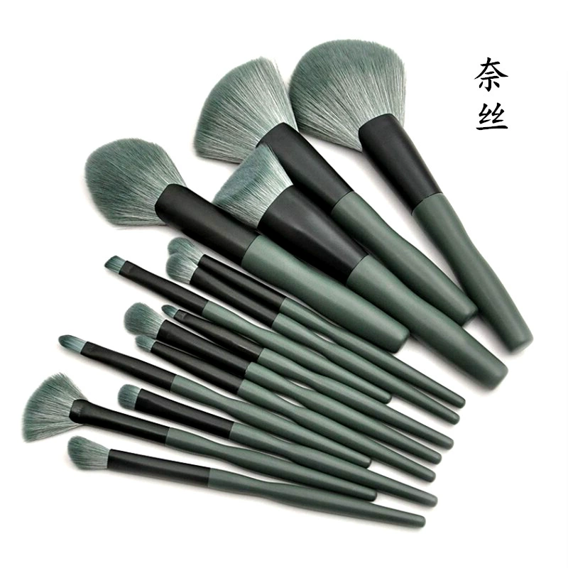 Brush, soft eye shadow, 14 pieces, full set