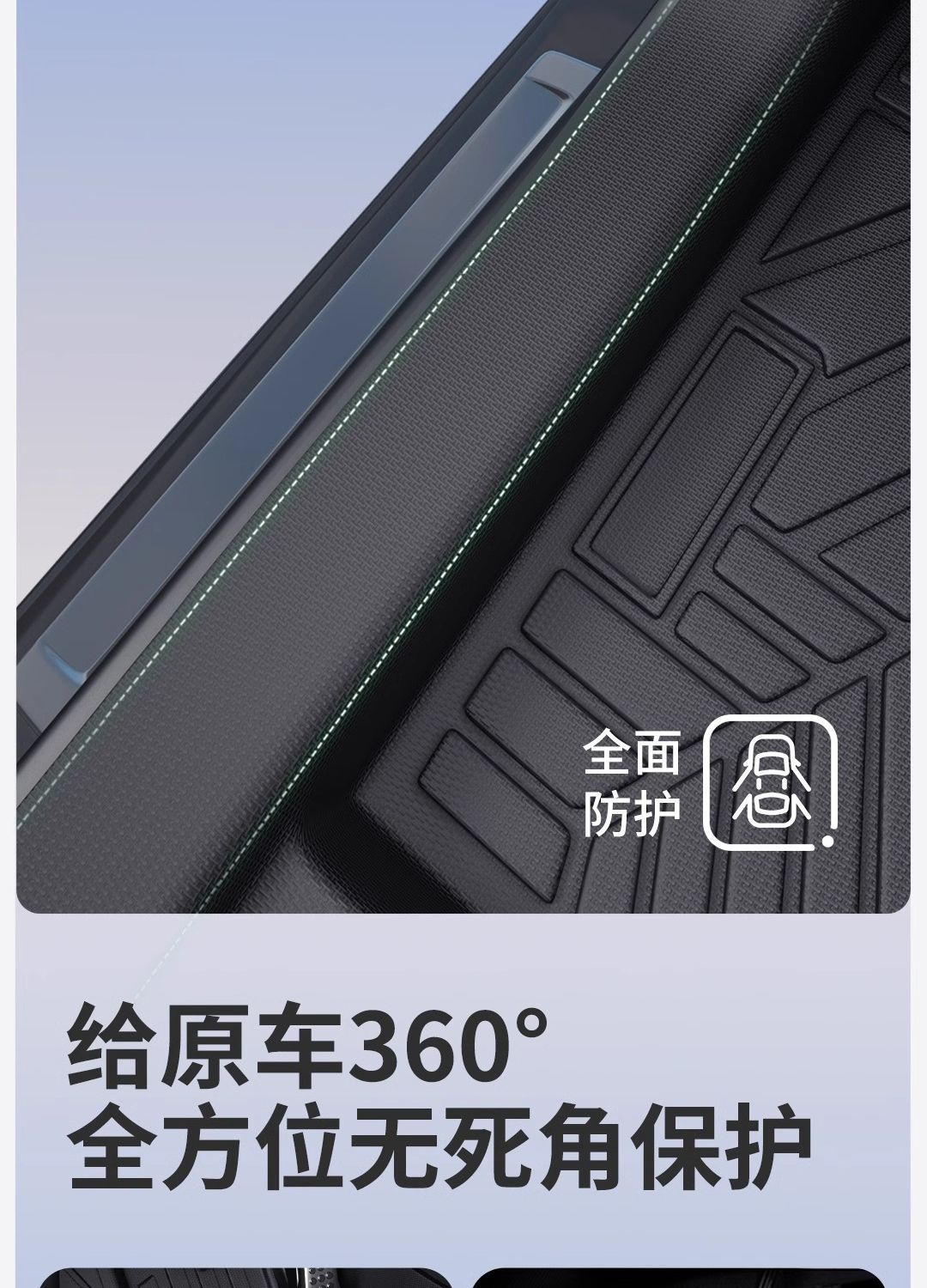 Suitable for Changan UNIZ Foot Pad 25 24 Pack Threshold TPE Car Foot Pad Carpet Pad Original Star Upper